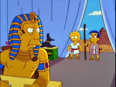 Moses and Lisa tell Pharaoh - Let My People Go